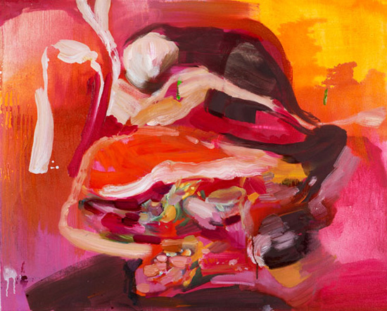 A Mouth Full oil on canvas 61x76cm 2010